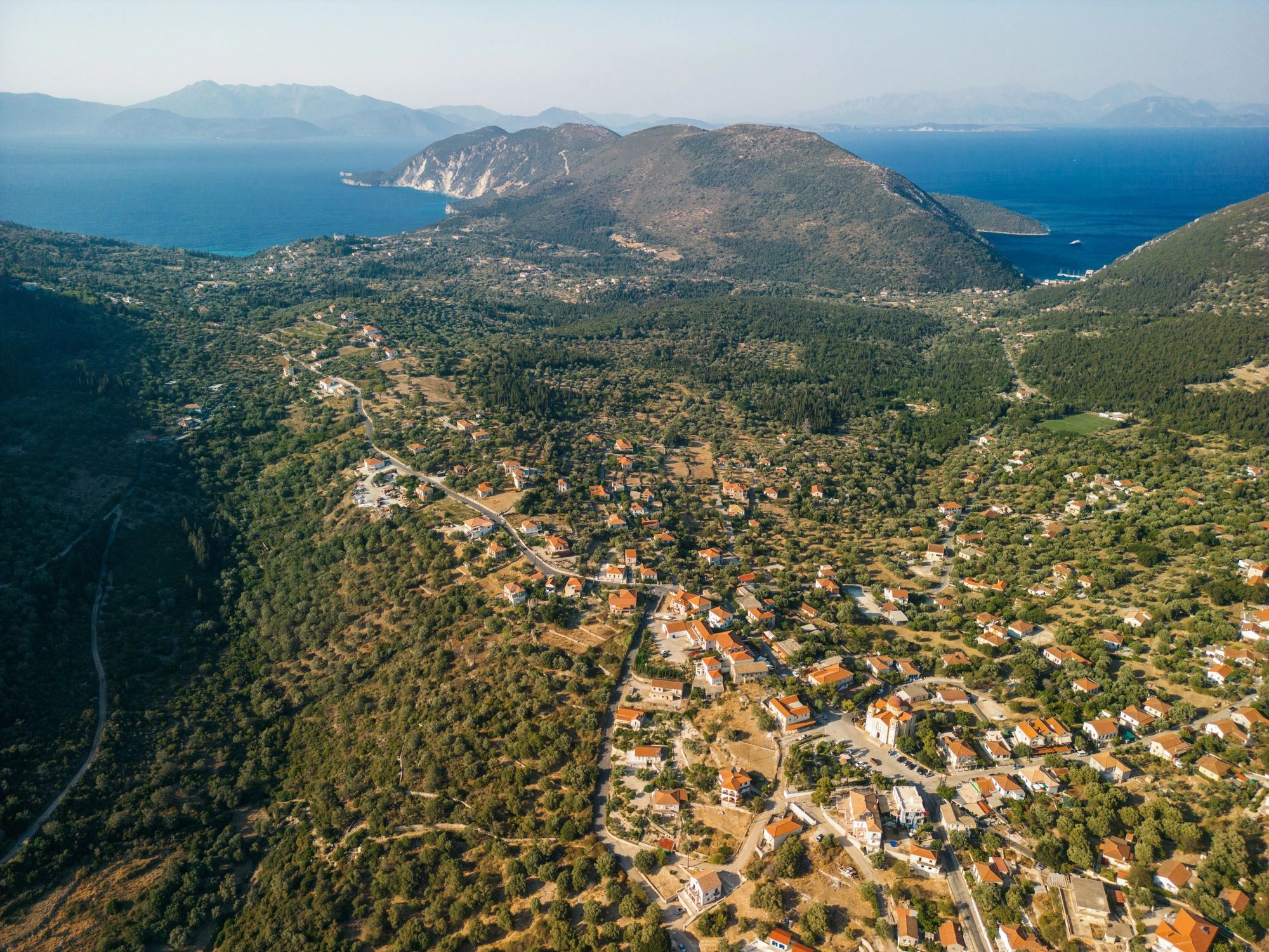 Village landscape in Greece