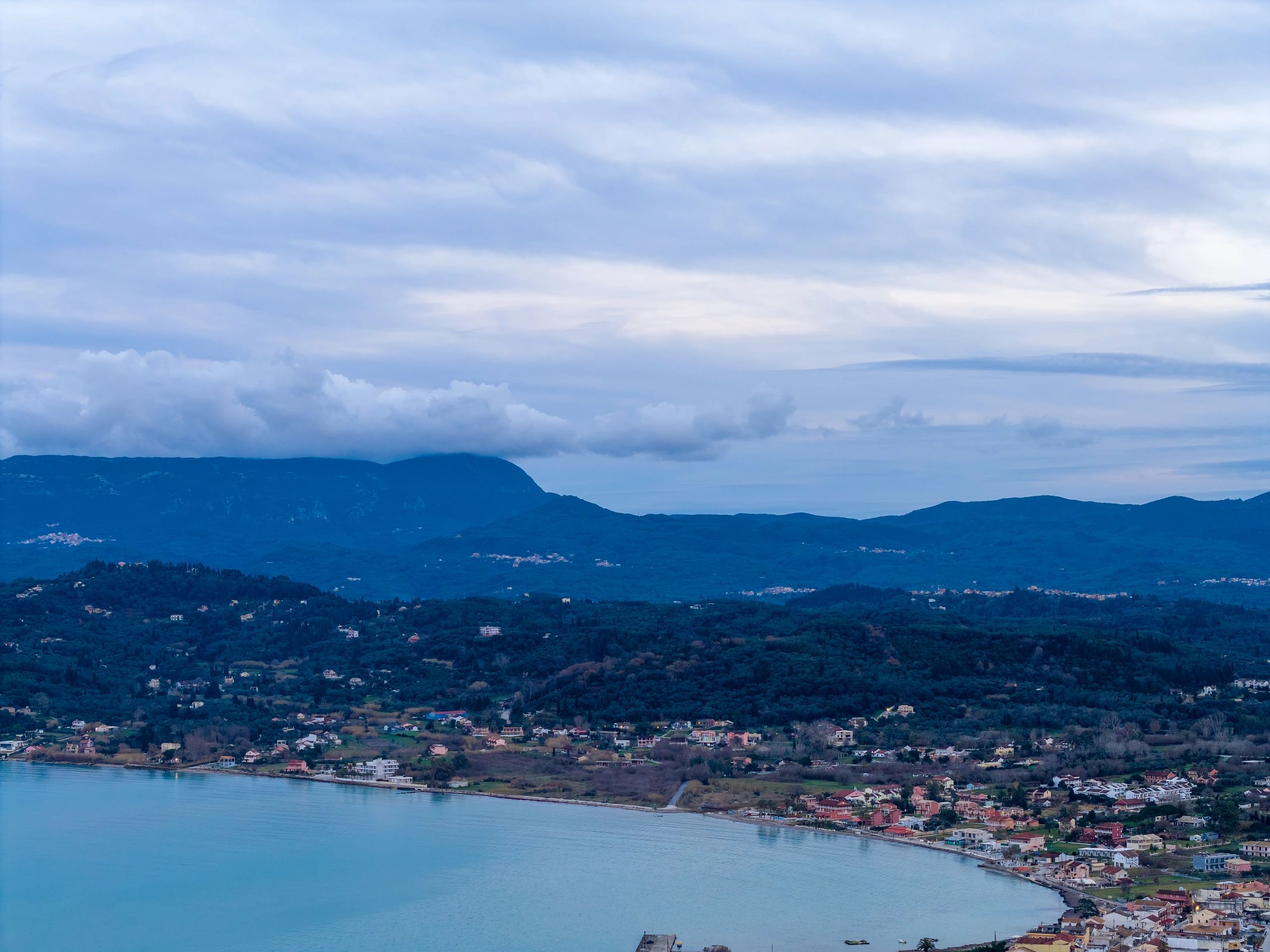 Coastal landscape in the Ionian Islands